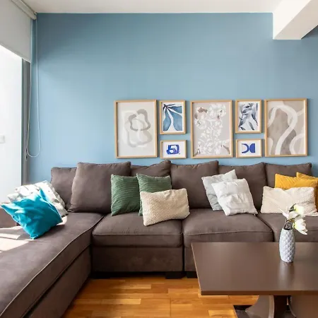 아파트 Jay'S Penthouse 2-Br Apt & Rooftop Terrace In Larnaca *